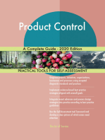 Product Control A Complete Guide - 2020 Edition