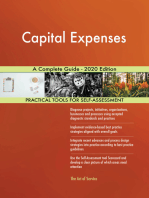 Capital Expenses A Complete Guide - 2020 Edition