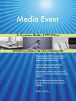 Media Event A Complete Guide - 2020 Edition