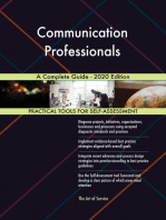 Communication Professionals A Complete Guide - 2020 Edition