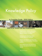 Knowledge Policy A Complete Guide - 2020 Edition
