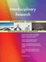 Interdisciplinary Research A Complete Guide - 2020 Edition