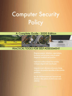Computer Security Policy A Complete Guide - 2020 Edition
