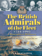 The British Admirals of the Fleet, 1734–1995