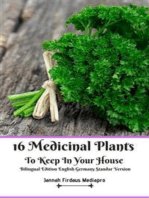 16 Medicinal Plants to Keep in Your House Bilingual Edition English Germany Standar Version