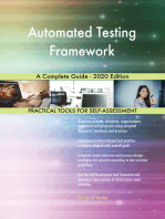 Automated Testing Framework A Complete Guide - 2020 Edition