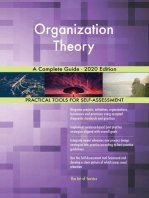 Organization Theory A Complete Guide - 2020 Edition