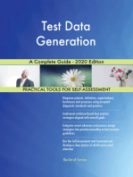 Test Data Generation A Complete Guide - 2020 Edition