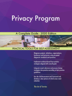 Privacy Program A Complete Guide - 2020 Edition