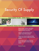 Security Of Supply A Complete Guide - 2020 Edition