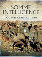 Somme Intelligence: Fourth Army HQ, 1916