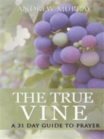 The True Vine: a 31 day guide to prayer