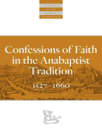 Confessions of Faith in the Anabaptist Tradition: 1527–1676