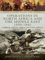 Operations in North Africa and the Middle East, 1939–1942: Tobruk, Crete, Syria and East Africa