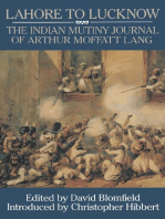Lahore to Luknow: The Indian Mutiny Journal of Arthur Moffat Lang