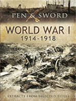 An Anthology of World War One, 1914–1918: Extracts from Selected Titles