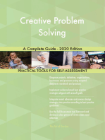 Creative Problem Solving A Complete Guide - 2020 Edition