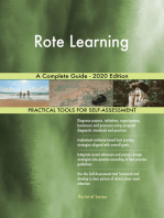 Rote Learning A Complete Guide - 2020 Edition