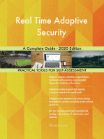 Real Time Adaptive Security A Complete Guide - 2020 Edition
