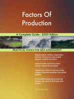 Factors Of Production A Complete Guide - 2020 Edition
