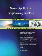 Server Application Programming Interface A Complete Guide - 2020 Edition