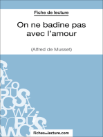 On ne badine pas avec l'amour - Alfred de Musset (Fiche de lecture): Analyse complète de l'oeuvre