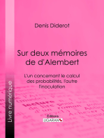Sur Deux Mémoires de d'Alembert