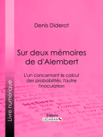 Sur Deux Mémoires de d'Alembert: L'un concernant le Calcul des Probabilités, l'autre l'Inoculation