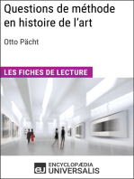 Questions de méthode en histoire de l'art d'Otto Pächt: Les Fiches de lecture d'Universalis