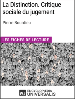 La Distinction. Critique sociale du jugement de Pierre Bourdieu: Les Fiches de lecture d'Universalis