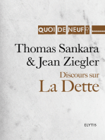 Discours sur la Dette: Discours d'Addis-Abeba, de Thomas Sankara présenté par Jean Ziegler