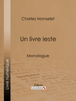 Un livre leste: Dialogue en deux scènes