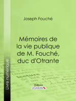 Mémoires de la vie publique de M. Fouché, duc d'Otrante