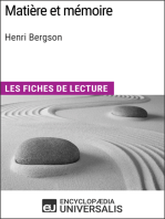Matière et mémoire d'Henri Bergson: Les Fiches de lecture d'Universalis