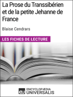 La Prose du Transsibérien et de la petite Jehanne de France de Blaise Cendrars: Les Fiches de lecture d'Universalis