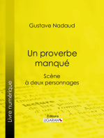 Un proverbe manqué: Scène à deux personnages