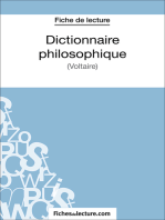 Dictionnaire philosophique: Analyse complète de l'oeuvre