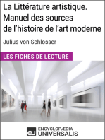 La Littérature artistique. Manuel des sources de l'histoire de l'art moderne de Julius von Schlosser: Les Fiches de Lecture d'Universalis