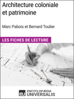 Architecture coloniale et patrimoine de Marc Pabois et Bernard Toulier: Les Fiches de Lecture d'Universalis