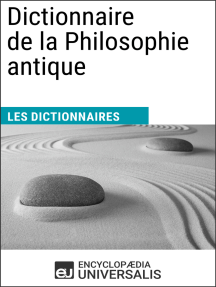Lisez Dictionnaire De La Philosophie Antique De Encyclopaedia Universalis En Ligne Livres