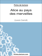 Alice au pays des merveilles de Lewis Carroll (Fiche de lecture): Analyse complète de l'oeuvre