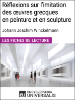 Réflexions sur l'imitation des oeuvres grecques en peinture et en sculpture de Johann Joachim Winckelmann: Les Fiches de lecture d'Universalis