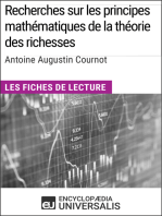 Recherches sur les principes mathématiques de la théorie des richesses d'Antoine Augustin Cournot: Les Fiches de lecture d'Universalis