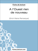 A l'Ouest rien de nouveau d'Erich Maria Remarque (Fiche de lecture): Analyse complète de l'oeuvre