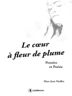 Le cœur à fleur de plume: Pensées et poésie