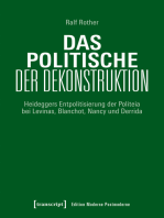 Das Politische der Dekonstruktion: Heideggers Entpolitisierung der Politeia bei Levinas, Blanchot, Nancy und Derrida