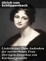 Liederkranz Dem Andenken der verstorbenen Frau Herzogin Dorothea von Kurland geweiht