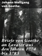 Briefe von Goethe an Lavater aus den Jahren 1774 bis 1783