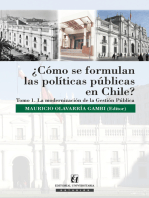 ¿Cómo se formulan las políticas públicas en Chile?: Tomo 1. La modernización de la Gestión Pública