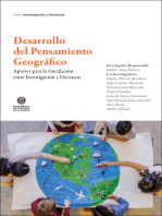 Desarrollo del Pensamiento Geográfico: Aportes para la vinculación entre Investigación y Docencia